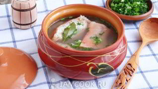 Рецепт Ухи из морского окуня