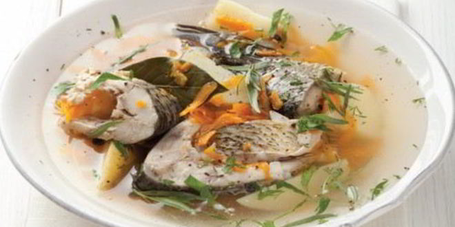 Рецепт Ухи из речной рыбы с корнем пастернака
