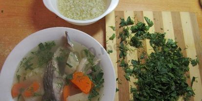 Шаг 16: ухи из речной рыбы