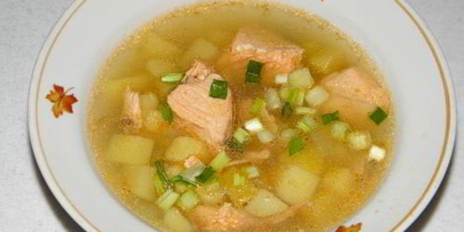 Рецепт ухи из семги