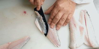 Шаг 2: ухи из сибаса