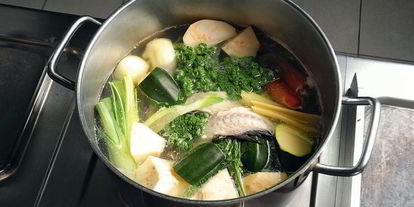 Шаг 3: ухи из сибаса