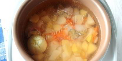 Шаг 6: ухи из сома в мультиварке