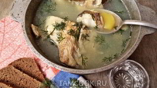Рецепт Ухи из судака по-рыбацки