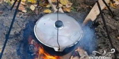 Шаг 3: ухи на костре