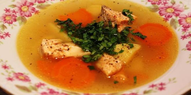 Рецепт ухи с припеком