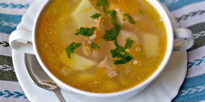 Рецепт ухи с пшеном и картошкой