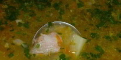 Шаг 5: ухи с пшеном и картошкой