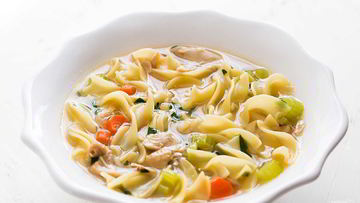 Рецепт Вкусного куриного супа с лапшой