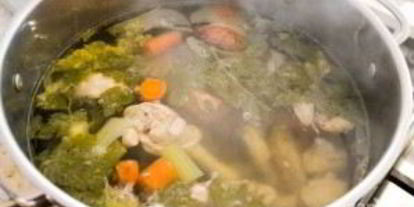 Шаг 3: вкусного куриного супа с лапшой