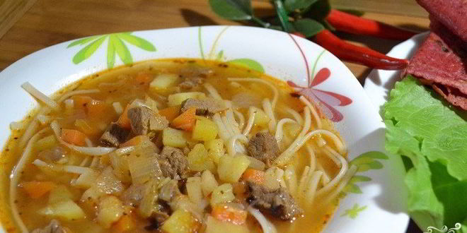 Рецепт вкусного супа из говядины