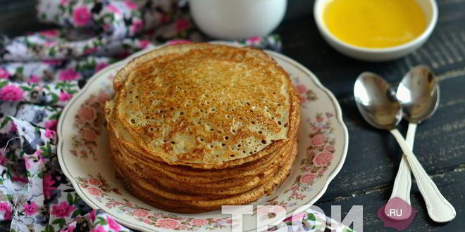 Рецепт ажурных блинчиков