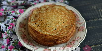 Шаг 5: ажурных блинчиков