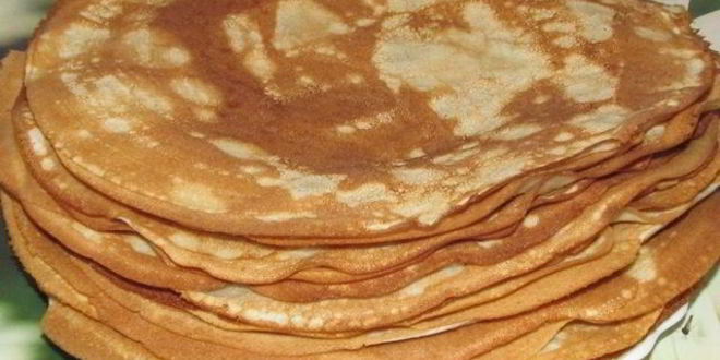 Рецепт блинчиков на сметане