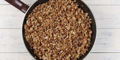 Шаг 3: блинчиков с рисом и мясом