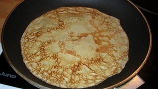 Рецепт Блинчиков с ветчиной и сыром