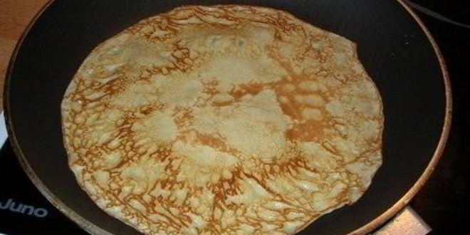 Рецепт Блинчиков с ветчиной и сыром