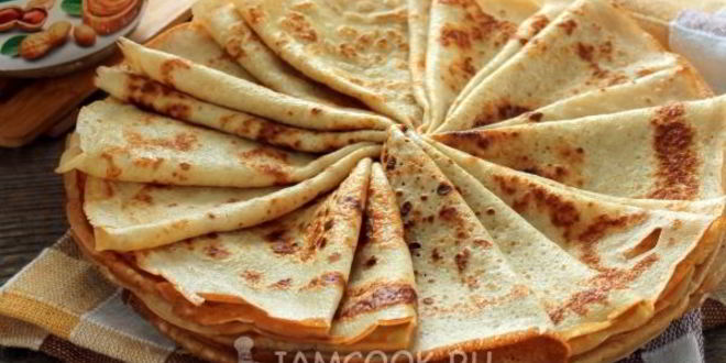 Рецепт блинов арахисовых