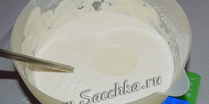 Шаг 4: блинов на минералке