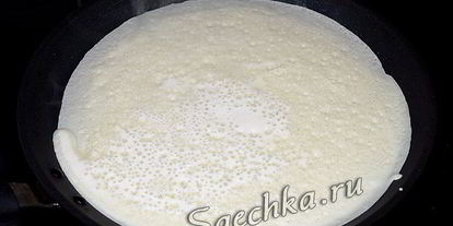 Шаг 6: блинов на минералке