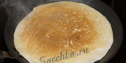 Шаг 7: блинов на минералке