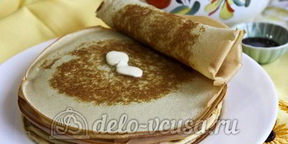 Шаг 8: блинов на молоке с содой