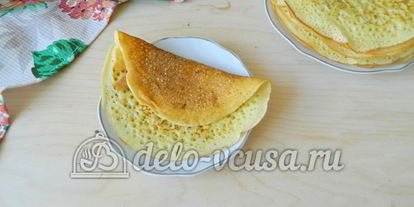 Шаг 6: блинов на сыворотке