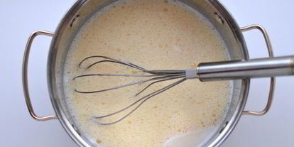 Шаг 1: блинов-подсолнухов из заварного теста на топленом молоке