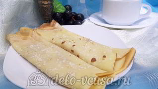 Рецепт Блинов с кокосовой стружкой