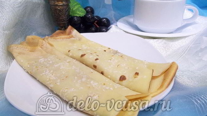 Рецепт Блинов с кокосовой стружкой