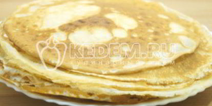 Шаг 4: блинов с курицей и морковью по-корейски