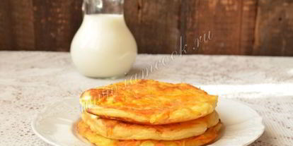 Шаг 13: блинов с припеком из яблок и моркови