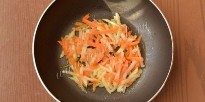 Шаг 10: блинов с припеком из яблок и моркови