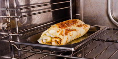 Шаг 15: блинов с творогом и фруктами