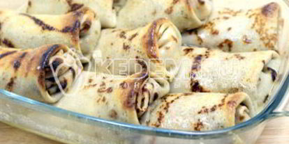 Шаг 11: блинов с творогом и изюмом