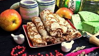 Рецепт Блинов со скумбрией