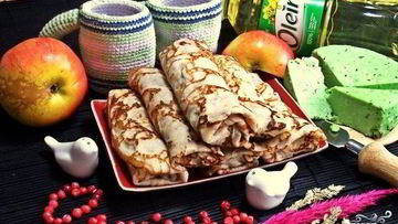 Рецепт Блинов со скумбрией