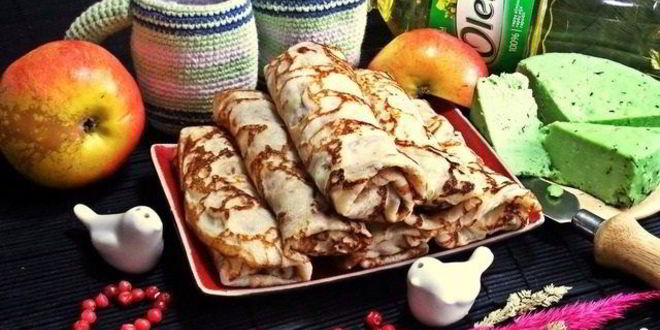 Рецепт Блинов со скумбрией