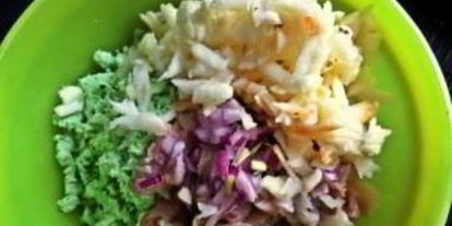 Шаг 3: блинов со скумбриея