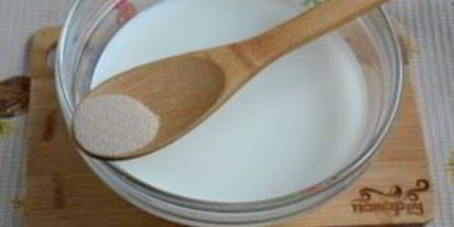 Шаг 1: быстрых дрожжевых блинов