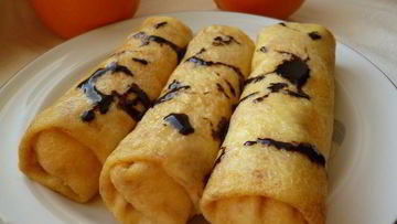 Рецепт Дважд апельсиновых блинчиков