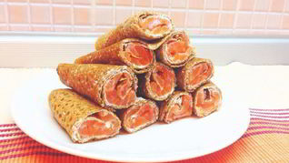 Рецепт Гречневых блинов с лососем