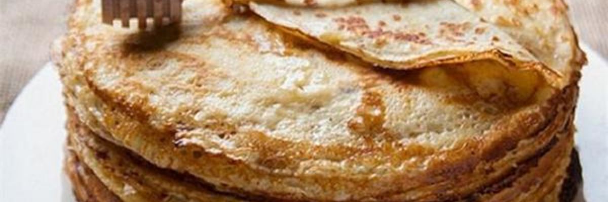 Рецепт Классических тонких блинчиков к завтраку