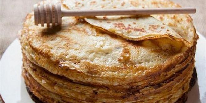 Рецепт Классических тонких блинчиков к завтраку