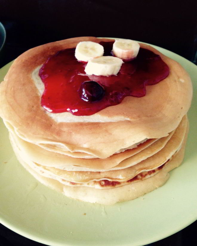 Рецепт панкейков на кефире