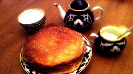 блины на молоке