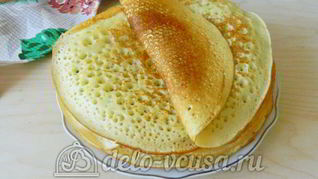 Рецепт блинов на сыворотке