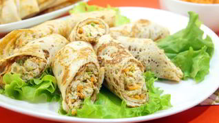 Рецепт блинов с курицей