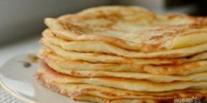 Шаг 6: пышных блинчиков на кефире