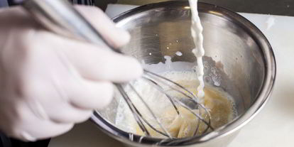 Шаг 2: шоколадных блинов с бананом